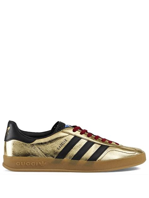 Gucci gazelle metallic gold